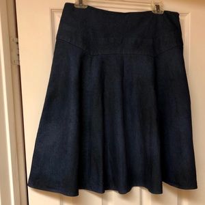 Blue Demin Stretchy Skirt